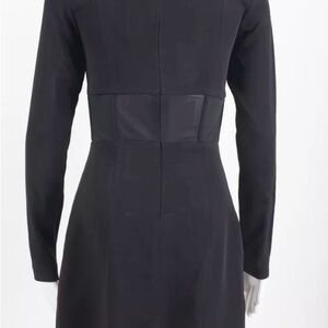 ZARA Women’s Combination Tulle Mini Dress Elegant Black Long Sleeve Dress NWT S